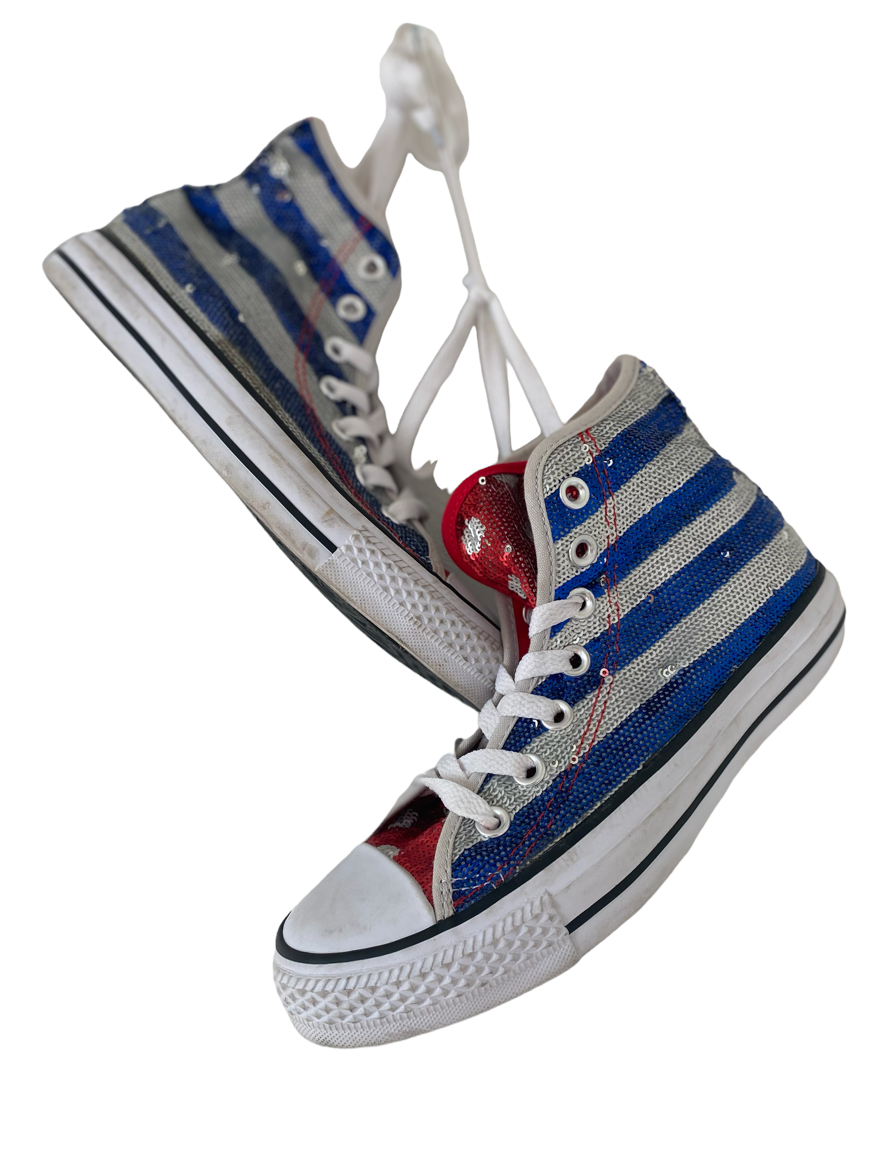 America Converse High Tops