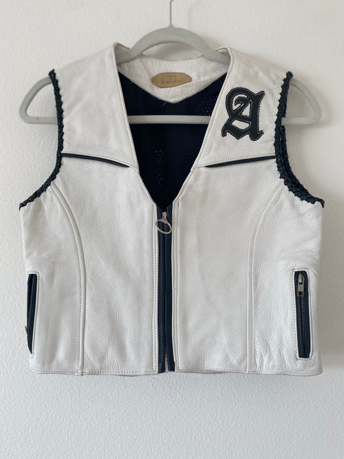 Leather Motorcycle Vest
