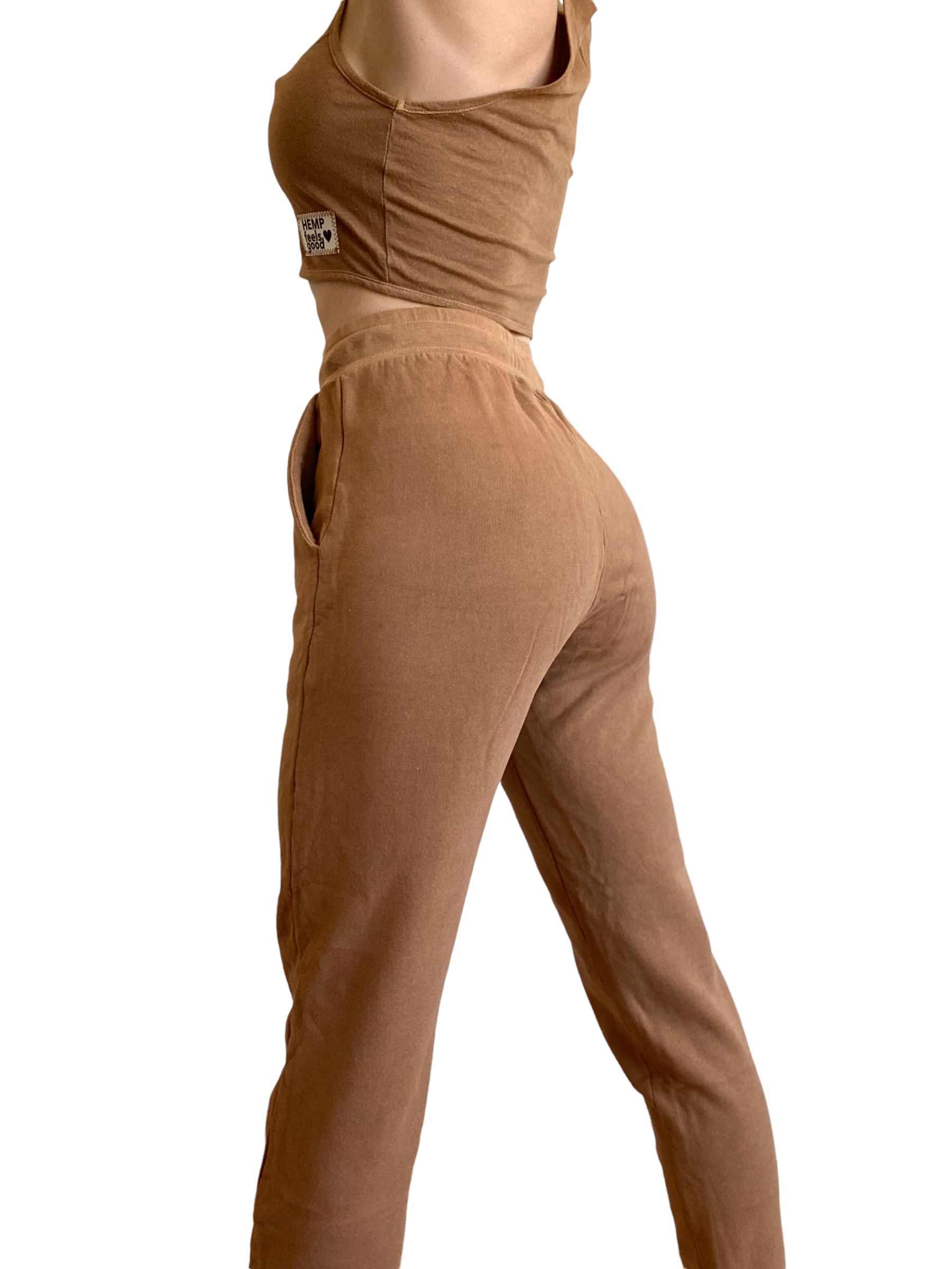 Organic Jogger Tan
