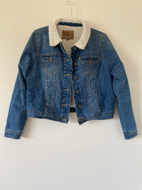 Sherpa Jean Jacket