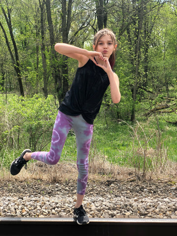 Purple Rocker Leggings