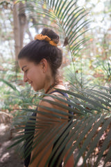 Recycled eco-friendly scrunchies, no harsh dyes or chemicals.